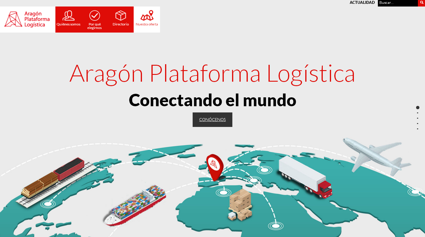 Aragon Logistics Platform launches a website with a unique search engine for logistics plots Aragon Logistics Platform launches a website with a unique search engine for logistics plots