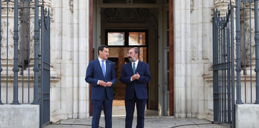 Aragón y Andalucía renuevan su apuesta por la autopista ferroviaria Aragón y Andalucía renuevan su apuesta por la autopista ferroviaria